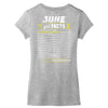 June Girl Facts Gemini Women's V-Neck T-Shirt