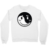 yin yang smiley Crewneck Sweatshirt