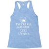 They're All Mad Here. I fit right in Racerback Tank