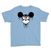 skull mickey cartoon Youth Tee