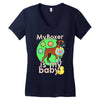 my boxer is my baby1 Women's V-Neck T-Shirt