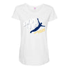 swan dive Maternity Scoop Neck T-shirt