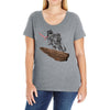 the darth king Ladies Curvy T-Shirt