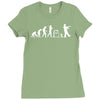 zombie evolution Ladies Fitted T-Shirt