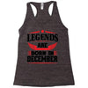 Legends Are Born In December Racerback Tank