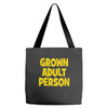 grown adult person Tote Bags
