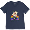 Ceremony of Love with Rainbow Colors V-Neck Tee