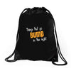bump in the night Drawstring Bags