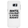 personalised auntie Samsung Galaxy S7 Edge