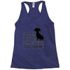 SORRY I CAN'T I HAVE PLANS WITH MY DOG Racerback Tank