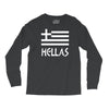 greece hellas greek flag Long Sleeve Shirts