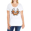 pumpkin face Ladies Curvy T-Shirt