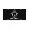 The Best Teachers Are Born In September License Plate