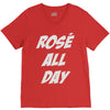 rose' all day V-Neck Tee