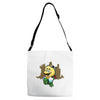 a battle mode plumber Adjustable Strap Totes