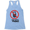 no cell phones Racerback Tank