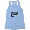 kitten kitty talk to your cat about catnip gifts for dad Racerback Tank