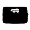 pig sausages funny Laptop sleeve
