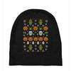 happy halloween ugly christmas sweater Baby Beanies