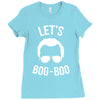 lets boo boo Ladies Fitted T-Shirt