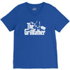 the grillfather  funny bbq V-Neck Tee