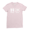 drifting   problem solved mens funny Ladies Fitted T-Shirt