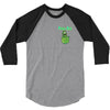 pickle rick 3/4 Sleeve Shirt