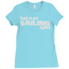 this is my sailing Ladies Fitted T-Shirt