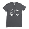 chicken say ciit cit Ladies Fitted T-Shirt