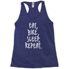 Eat Sleep Bike Repeat Racerback Tank