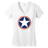 star us america  independence Women's V-Neck T-Shirt