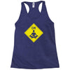 om sign Racerback Tank