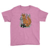 polygon fox graphic Youth Tee