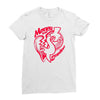 money over emotion Ladies Fitted T-Shirt