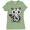 panda (3) Ladies Fitted T-Shirt