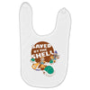 saved by the shell Baby Bibs