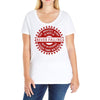 falling confucius Ladies Curvy T-Shirt