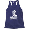 conquer   super saiyan goku Racerback Tank