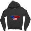 america flag Zipper Hoodie