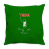 THINK Throw Pillow