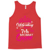 Celebrating With the 7th Birthday Queen Tank Top