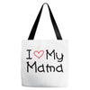 I Love My Mama Tote Bags
