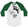 i wanna rock! 3/4 Sleeve Shirt