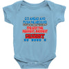 push me around granny Baby Onesie