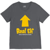 real elf V-Neck Tee