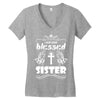 I Am One Blessed Sister Women's V-Neck T-Shirt