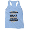 Super Cool Nana Of A Freaking Awesome Granddaughter Racerback Tank