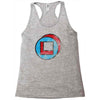 square in circle Racerback Tank