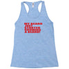 beard jus started Racerback Tank