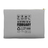 Born In February Accessory Pouches